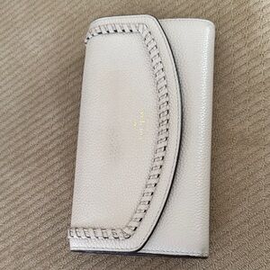 Kate Spade Cream Leather Clutch